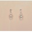 Boucles d'oreilles ivoire cristal BO1247B