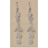 Boucles d'oreilles blanc cristal BO1240A