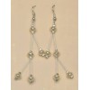 Boucles d oreilles ivoire BO1156A