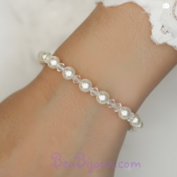 Bracelet mariage blanc cristal BR1262A