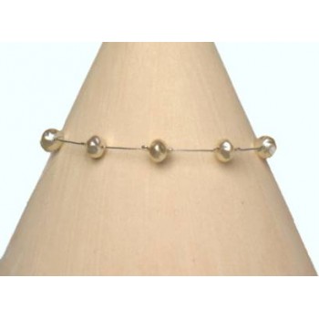 Bracelet perles ivoire BR1156B