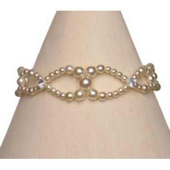 Bracelet perles ivoire BR4233Z