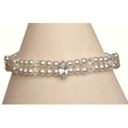 Bracelet mariage blanc cristal et strass BR4253Z