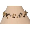 Bracelet perles chocolat et or BR4256Z