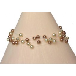 Bracelet perles ivoire et cappuccino BR4259Z