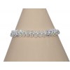 Bracelet blanc et cristal BR4274A