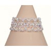 Bracelet mariage perles blanches et cristal BR4277A