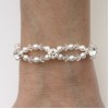 Bracelet mariage blanc cristal strass BR4286A