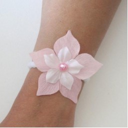 Bracelet mariage rose et blanc BR5200