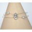 Bracelet mariage blanc cristal BR1238A