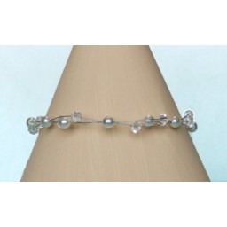 Bracelet mariage blanc cristal BR1240A