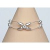 Bracelet mariage blanc cristal et strass BR1221B