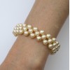 Bracelet mariage perles ivoire BR706A