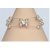 Bracelet mariage ivoire strass BR1220A