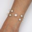 Bracelet mariage blanc et strass BR1276A