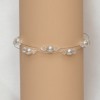 Bracelet mariage blanc et cristal BR1257A