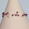 Bracelet perles ivoire et bordeaux BR4268Z