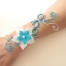 Bracelet mariage argent et turquoise BRA310