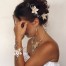 Bracelet mariage fleur ivoire champagne dore BRA354