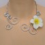 Collier mariage fleur de tiaré COA363