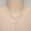 Collier mariage blanc cristal CO1225A