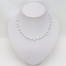 Collier mariage perles blanches nacrées et cristal de Swarovski CO1179A