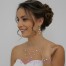 Collier de mariage blanc et strass CO1282A