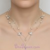 Collier mariage blanc cristal et strass CO1238A