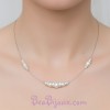 Collier mariage blanc et strass CO1250A