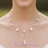 Collier mariage blanc cristal et strass CO1188A