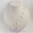 Collier mariage blanc et strass CO1276A