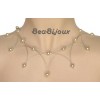 Collier mariage perles ivoire CO1036A