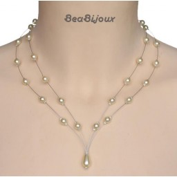 Collier mariage ivoire CO1183Z