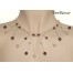 Collier mariage ivoire et bordeaux CO1170A