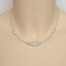 Collier mariage blanc et strass CO1250A