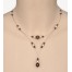 Collier mariage ivoire chocolat CO1256A