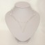 Collier mariage blanc cristal CO1267A