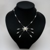 Collier mariage blanc cristal et strass CO1273A