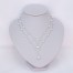Collier mariage blanc et strass CO1276A
