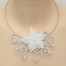 Parure mariage fleur blanc PA1280A