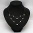 Collier de mariage blanc et strass CO1282A