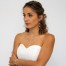 Collier de mariage blanc et strass CO1282A