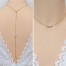 Collier de mariage or blanc strass CO6015