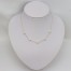 Collier mariage perles blanc et or CO6008