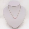 Collier mariage doré perles roses CO5007