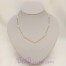 Collier mariage perles blanches et verre facetté CO5011