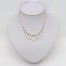 Collier mariage blanc et or CO6001