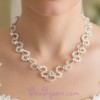 Collier mariage blanc et cristal CO4261Z