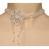 Collier mariage blanc et cristal CO4234Z