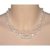 Collier mariage blanc et cristal CO4261Z
